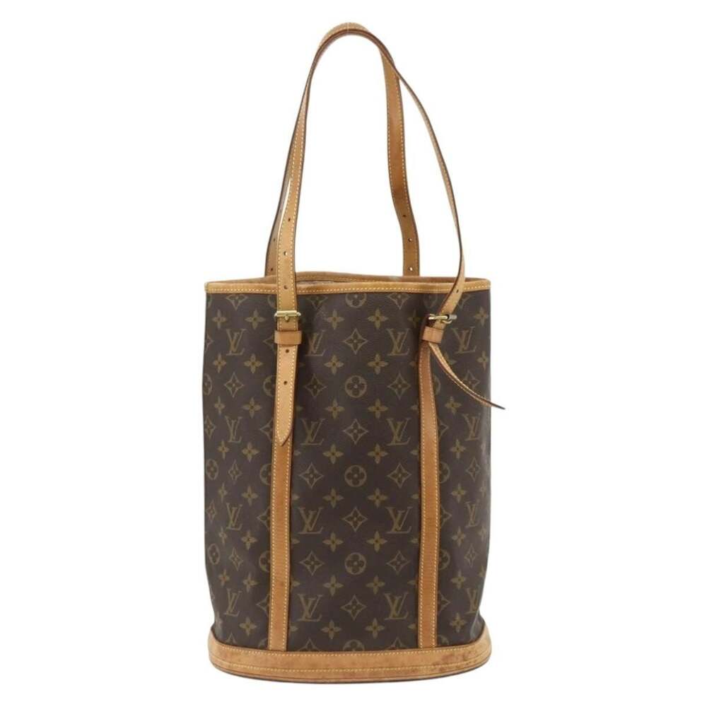 Louis Vuitton Monogram Bucket GM Shoulder Bag Brown